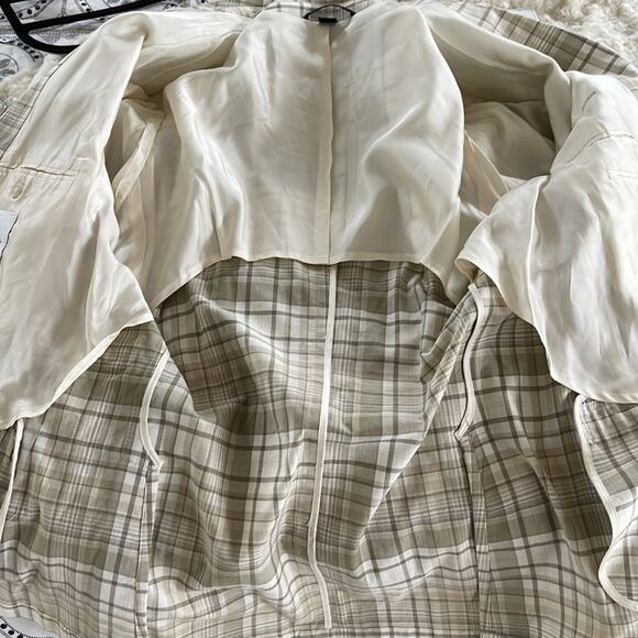 Haspel Premium Tailored Men’s Blazer Plaid Size 44L NWT - Picture 11 of 14